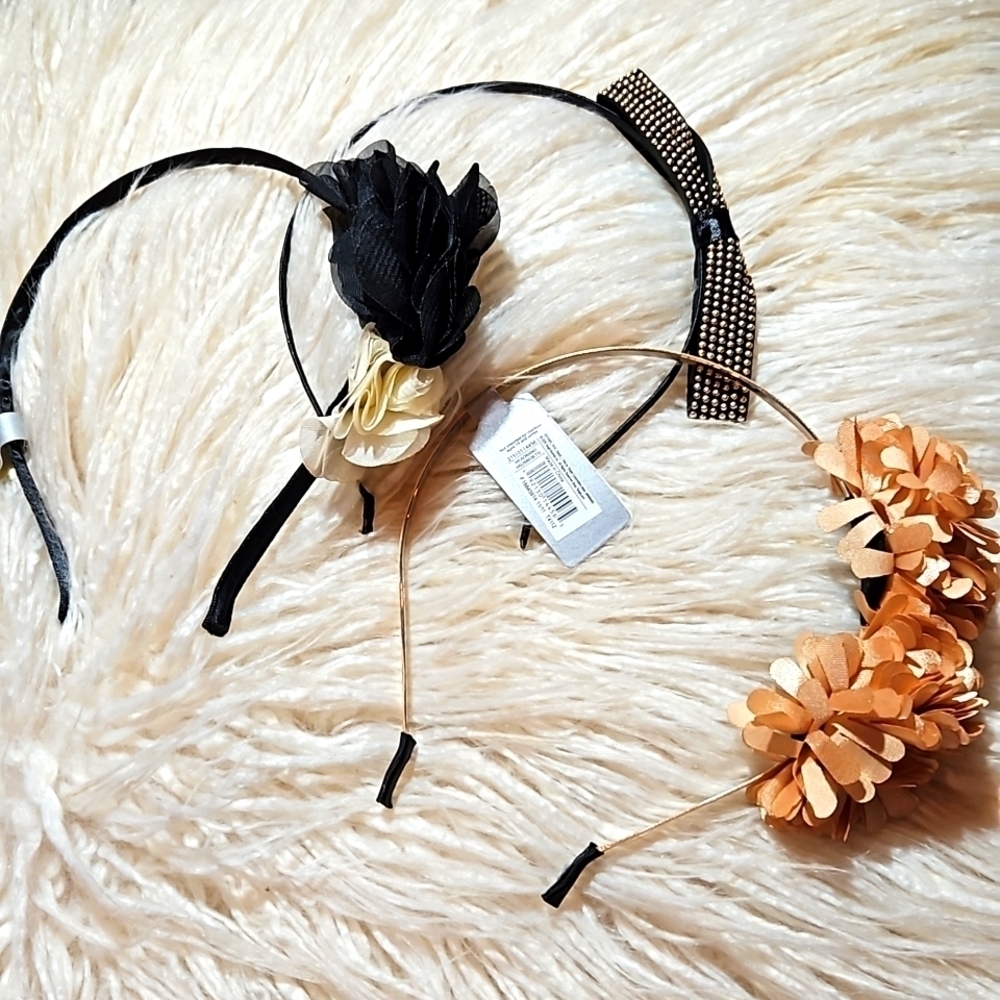Lot of 3 Headbands New With Tags